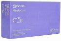 RĘKAWICE NITRYLOWE 100 SZTUK / FIOLETOWE / NITRYLEx BASIC VIOLET (S 6-7)