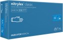 RĘKAWICE NITRYLOWE 100 SZTUK / NIEBIESKIE / NITRYLEx CLASSIC BLUE (M 7-8)